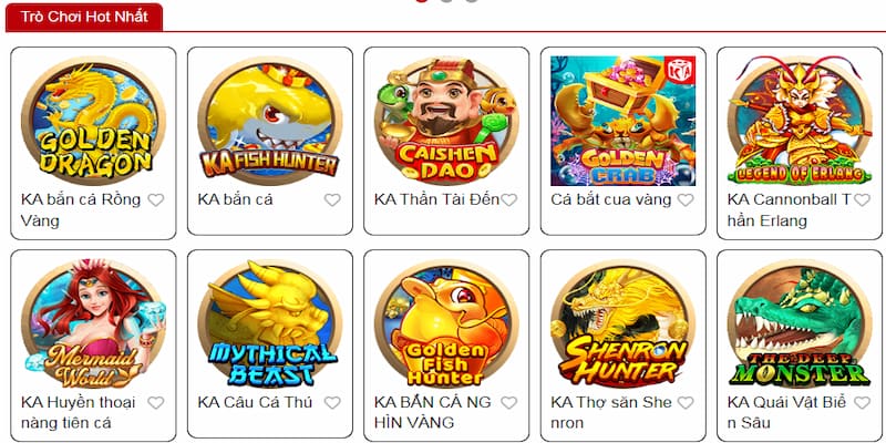 Bắn Cá ABC8: Sảnh Game Giải Trí Đầy Thú Vị Và Hấp Dẫn Nhà phát hành KA với đa dạng các trò chơi khác nhau