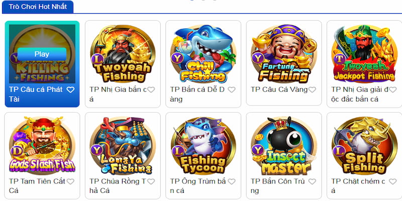 Bắn Cá ABC8: Sảnh Game Giải Trí Đầy Thú Vị Và Hấp Dẫn Sảnh TP với nhiều bộ môn chất lượng