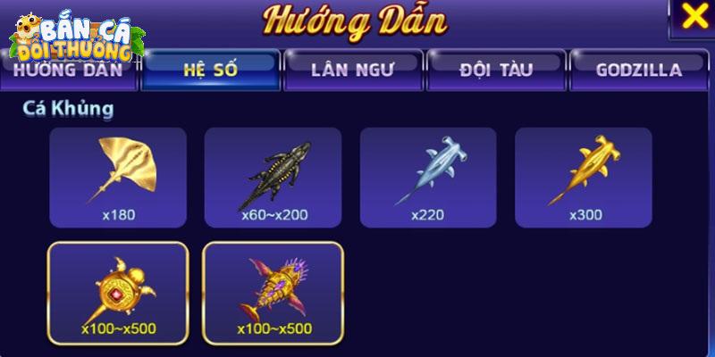 Đại Chiến Thái Bình Dương - Game Bắn Cá Đổi Thưởng Hay Top các boss khủng nhất tại sảnh bắn cá đẳng cấp