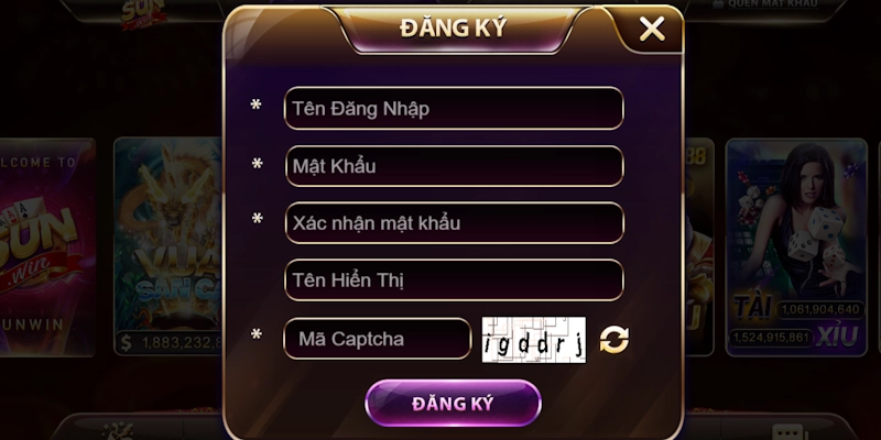 Tạo nhanh tài khoản với thao tác chuẩn xác
