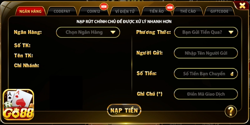 Go88 - Thiên Đường Cá Cược, Đổi Thưởng Xanh Chín 2025 Khởi tạo vốn trước khi cá cược